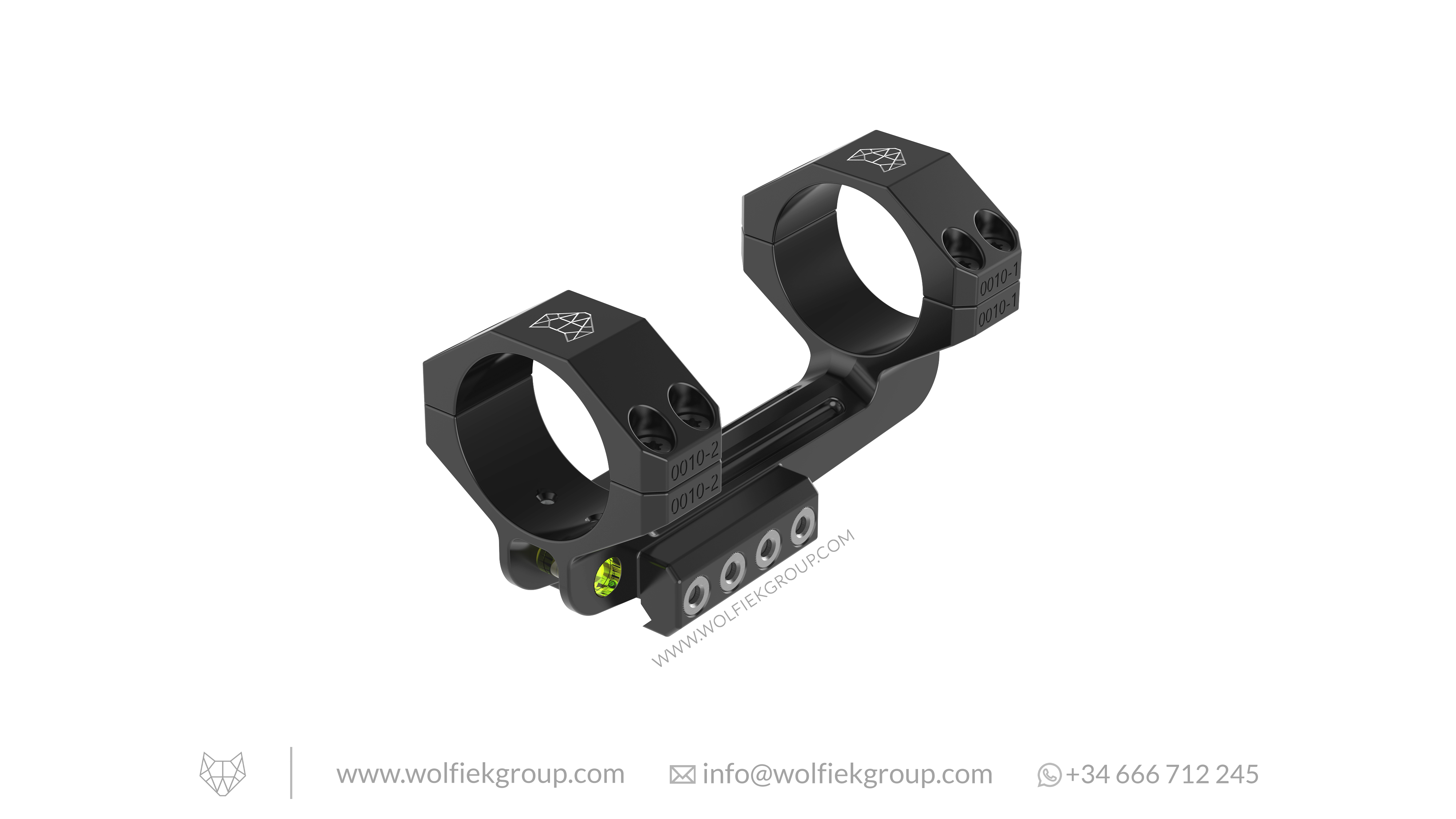 Wolfiek Group One-Piece Scope Mount - 34mm